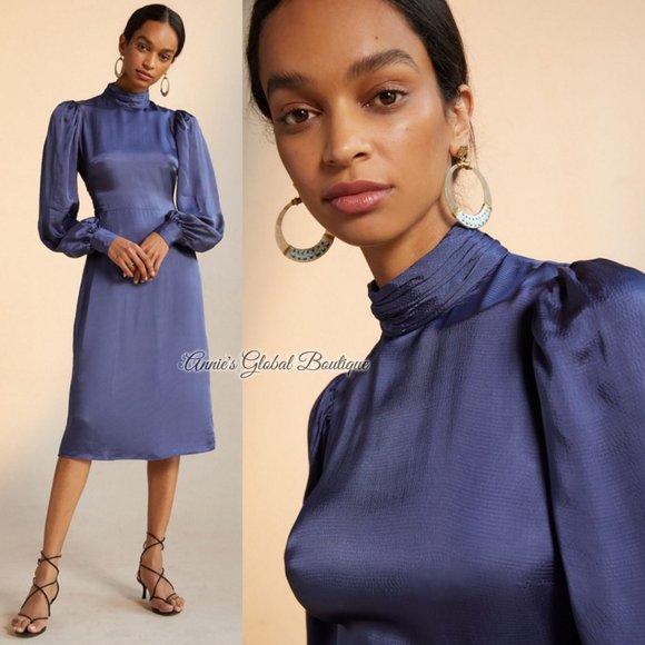 RARE NWT ANTHROPOLOGIE HUTCH Open-Back Midi Dress. Halter Neck. Size 2 - Picture 12 of 16